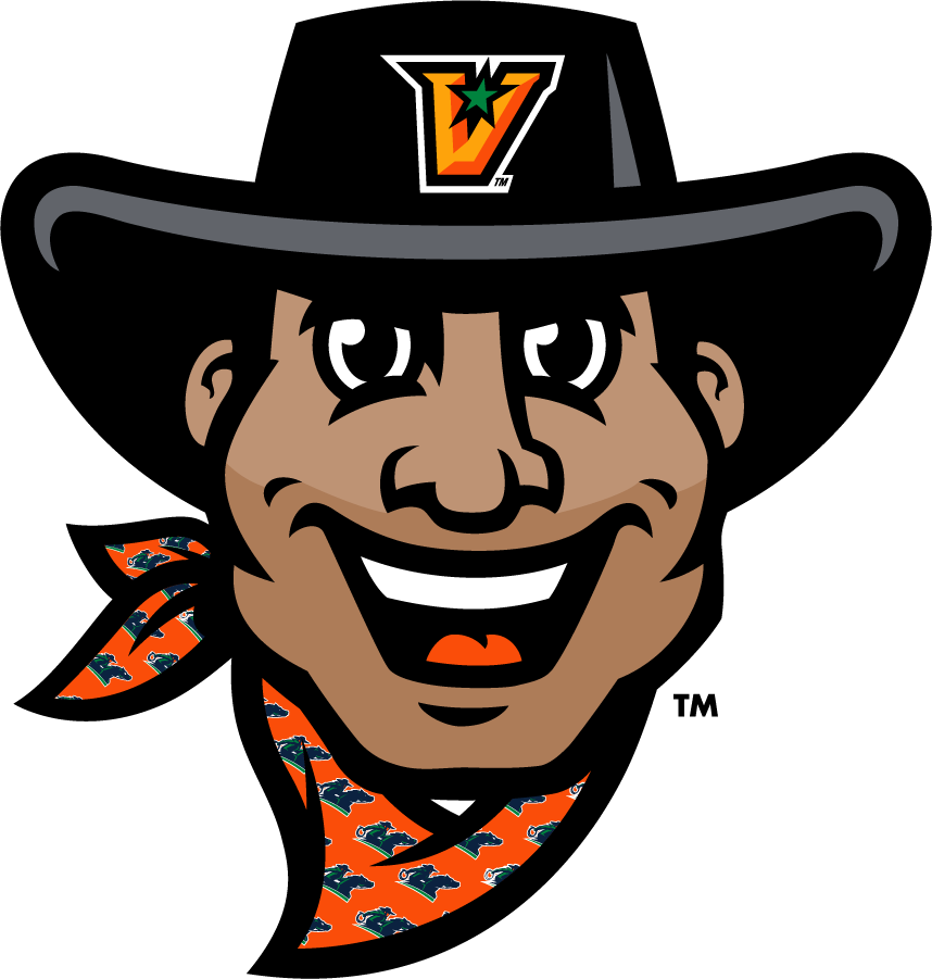 UTRGV Vaqueros 2019-Pres Mascot Logo v3 diy iron on heat transfer